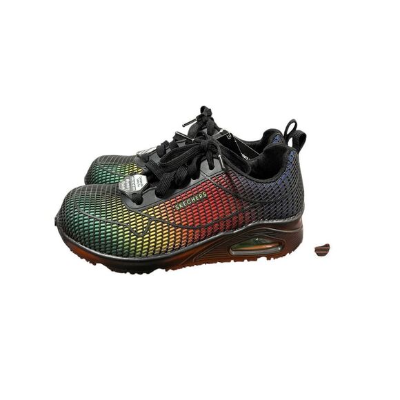 Skechers Womens 5.5 Uno SR Jhansi Sneaker Multicolor composite toe work sneakers - Picture 1 of 5